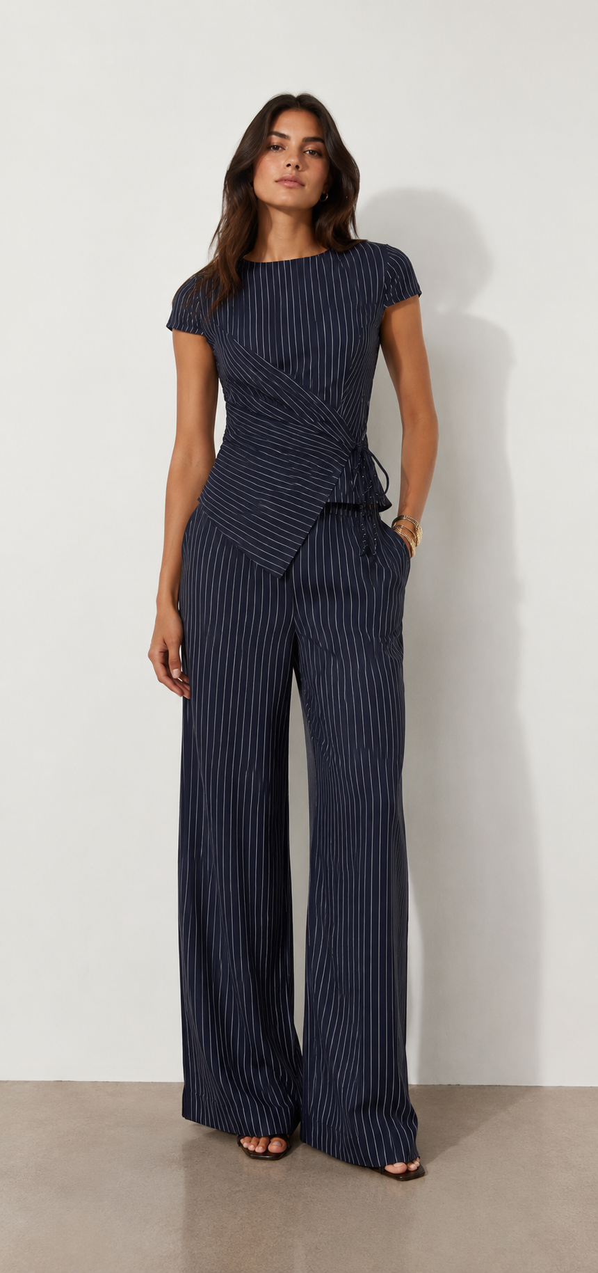 Elsie | Gestreepte pantalon set