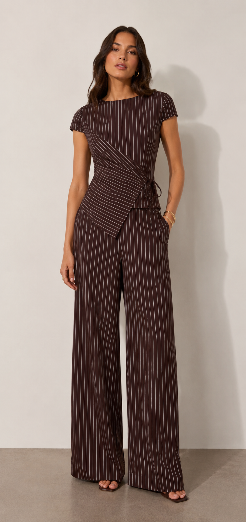 Elsie | Gestreepte pantalon set