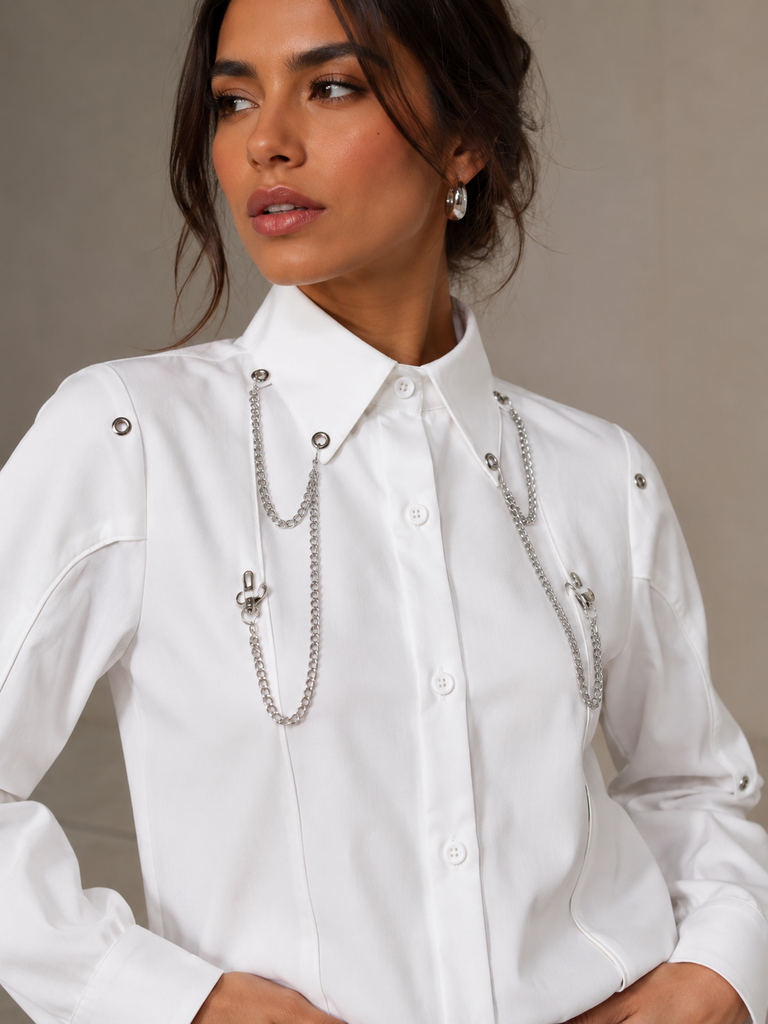 Char | Blouse met kettingdetails