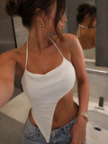 Yara | Asymmetrische haltertop