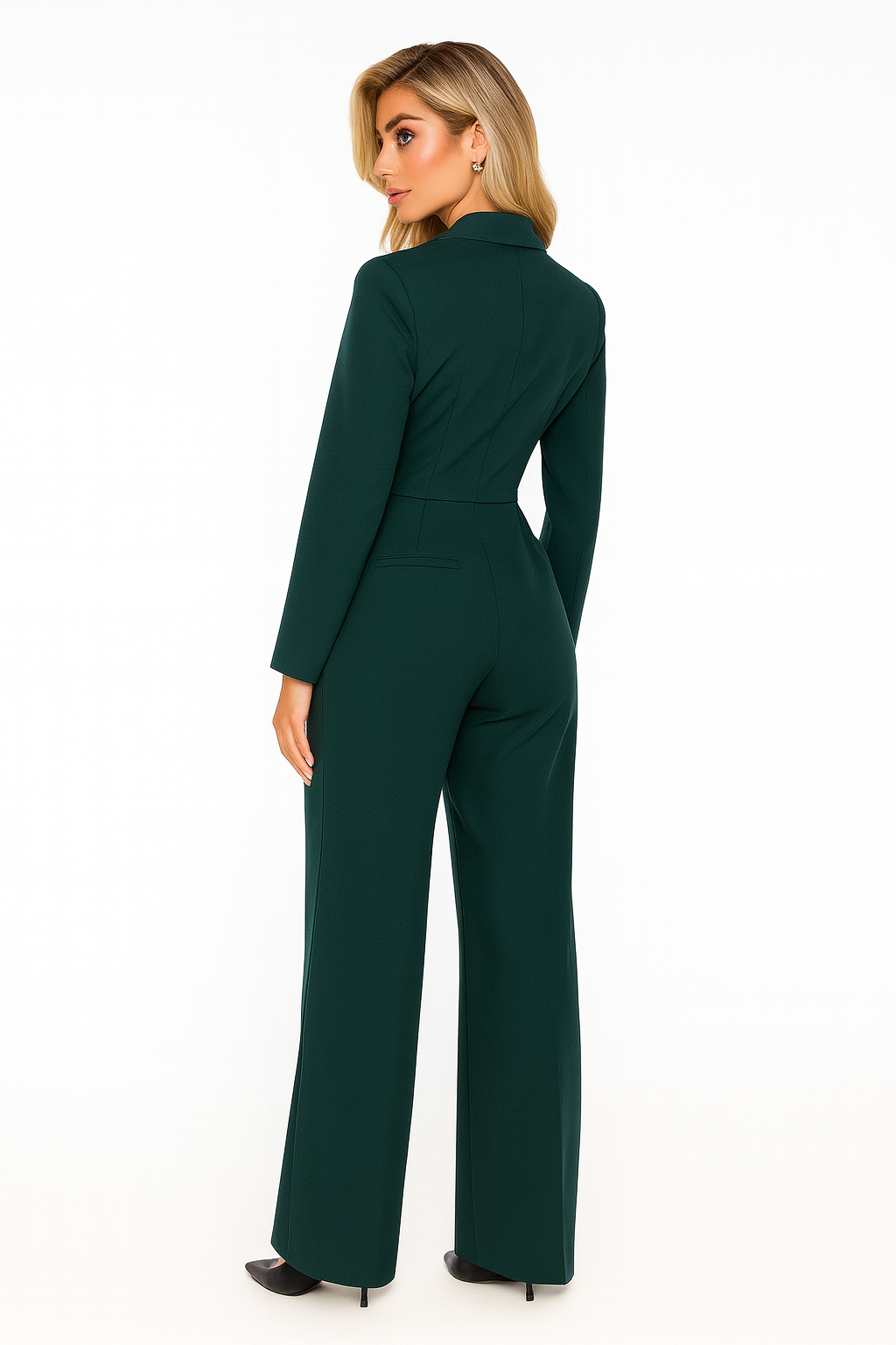Petra | Getailleerde Jumpsuit met Blazerkraag