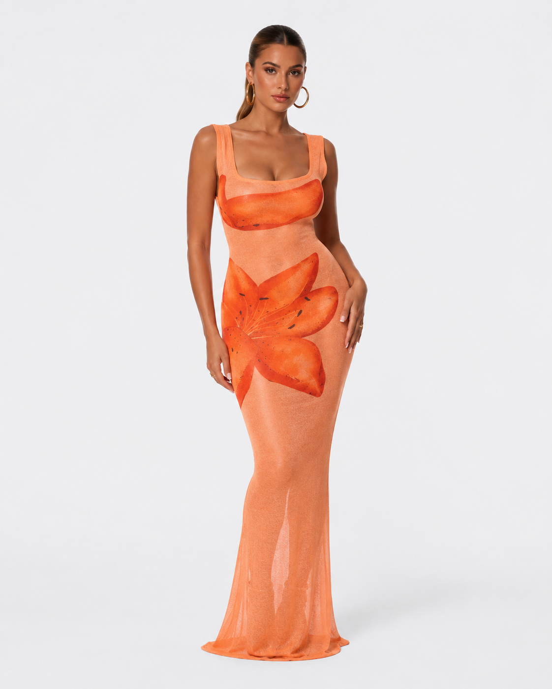 Soraya | Maxi Jurk met Bloemenprint