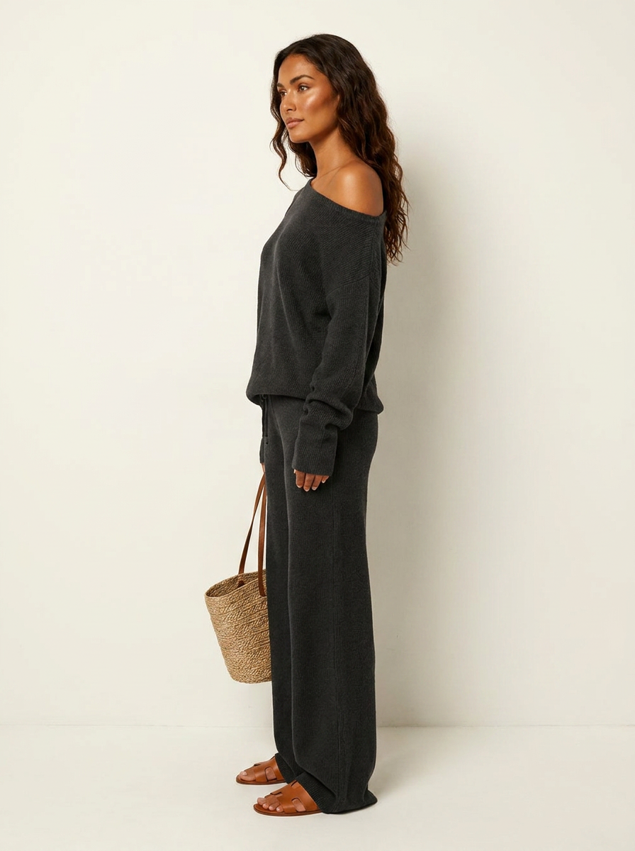 Ottilie | Loungewear Set met Off-Shoulder Top