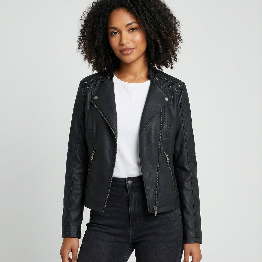 Roxanne | Bikerjack van Imitatieleer