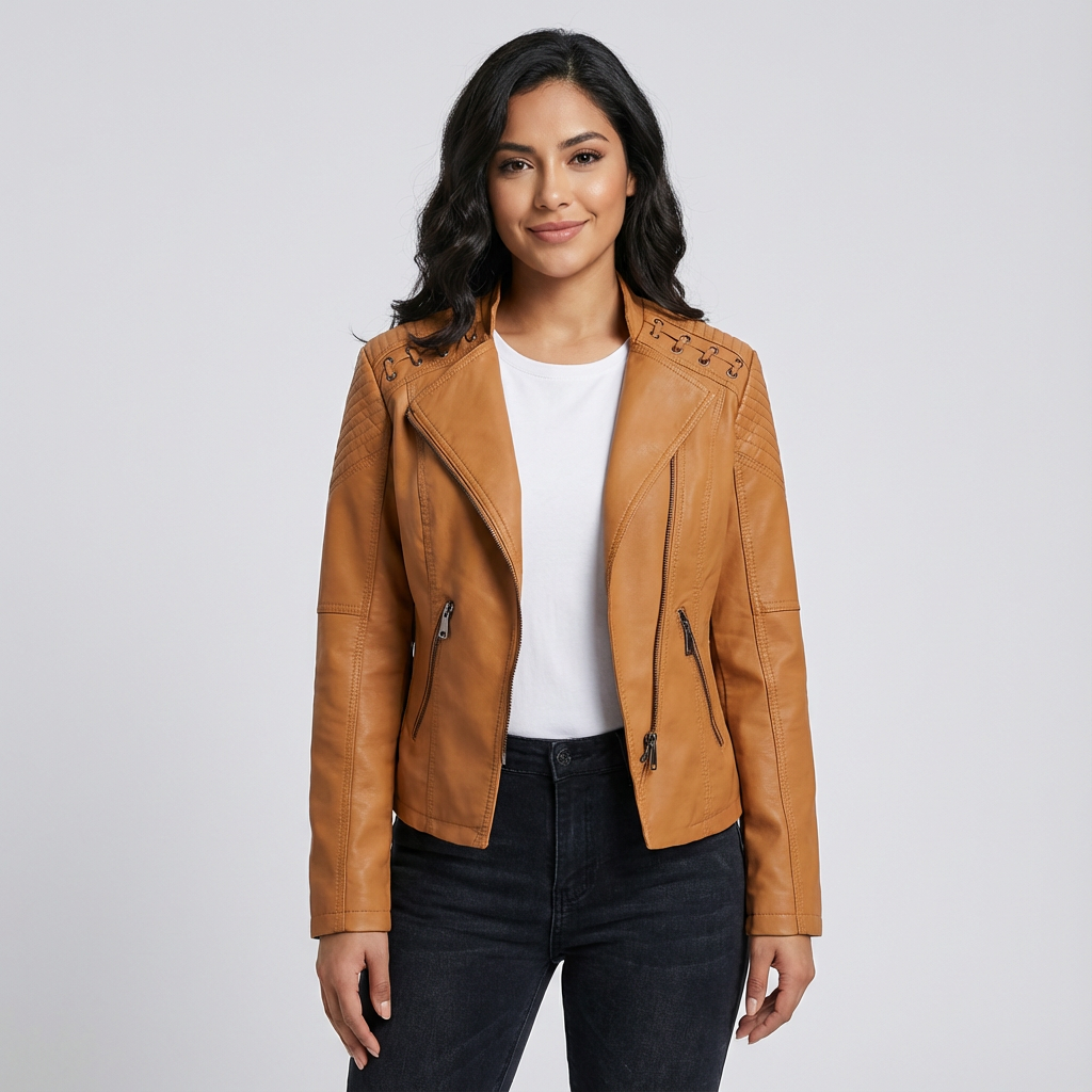 Roxanne | Bikerjack van Imitatieleer