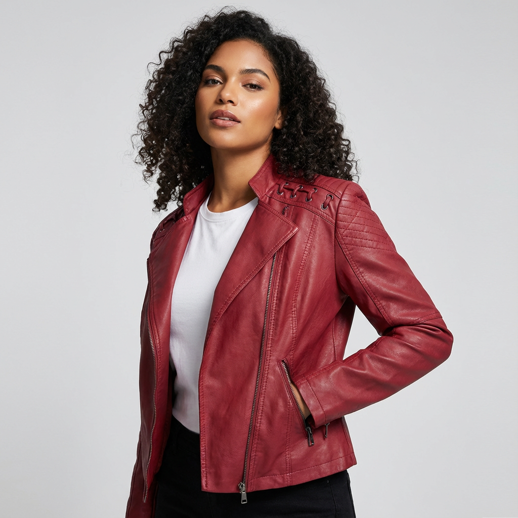 Roxanne | Bikerjack van Imitatieleer