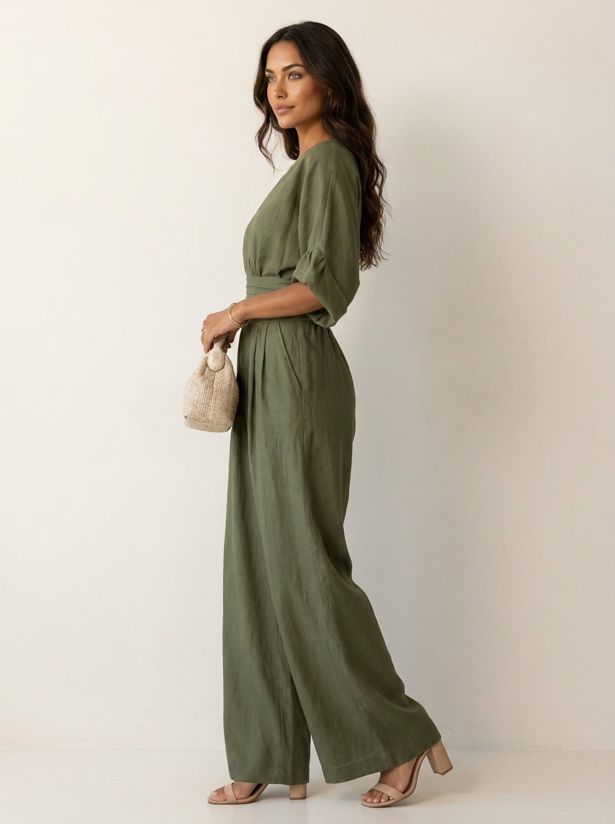 Isabella | Elegante wide-leg jumpsuit