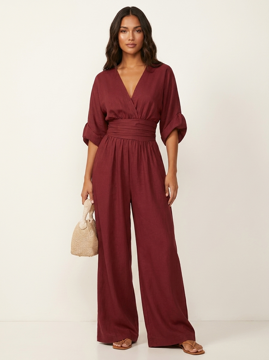 Isabella | Elegante wide-leg jumpsuit