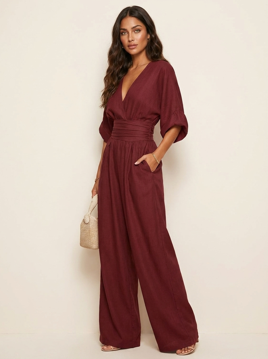 Isabella | Elegante wide-leg jumpsuit