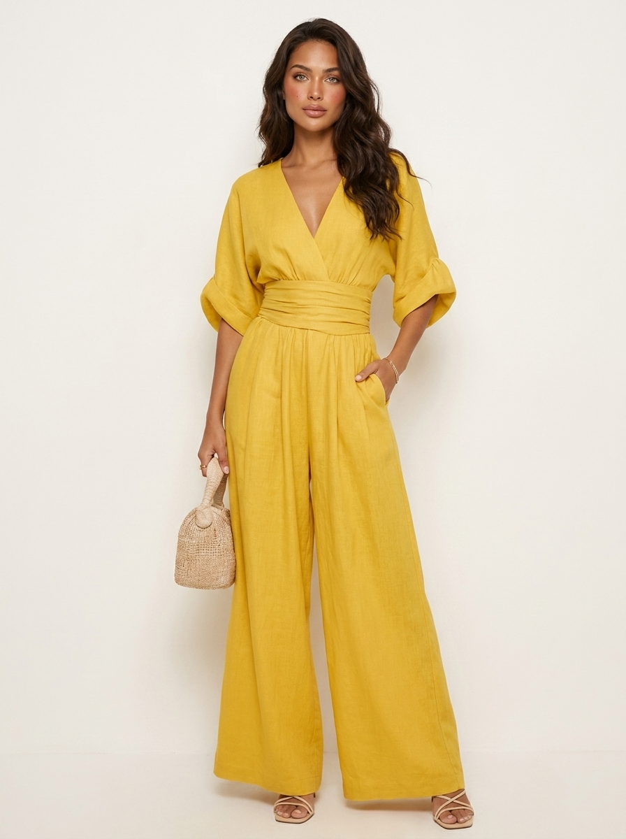 Isabella | Elegante wide-leg jumpsuit