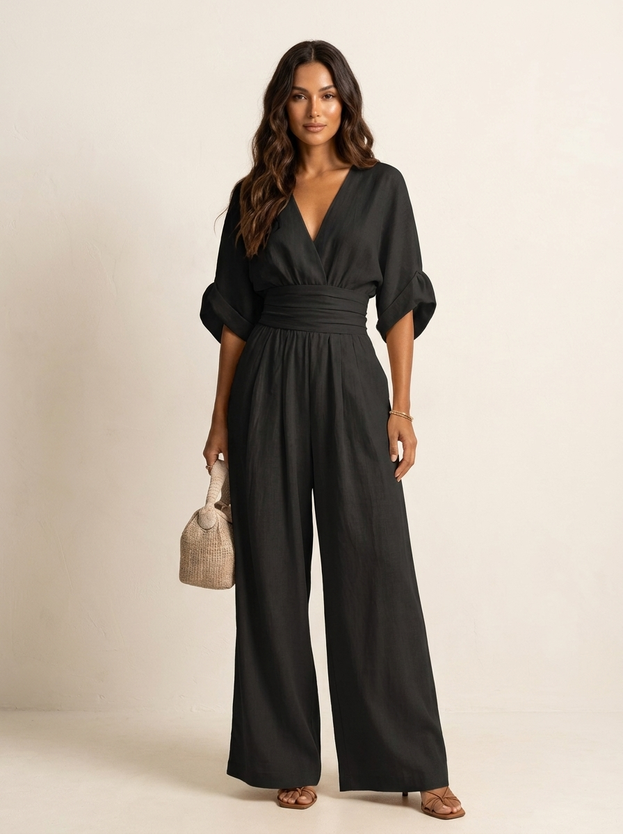Isabella | Elegante wide-leg jumpsuit