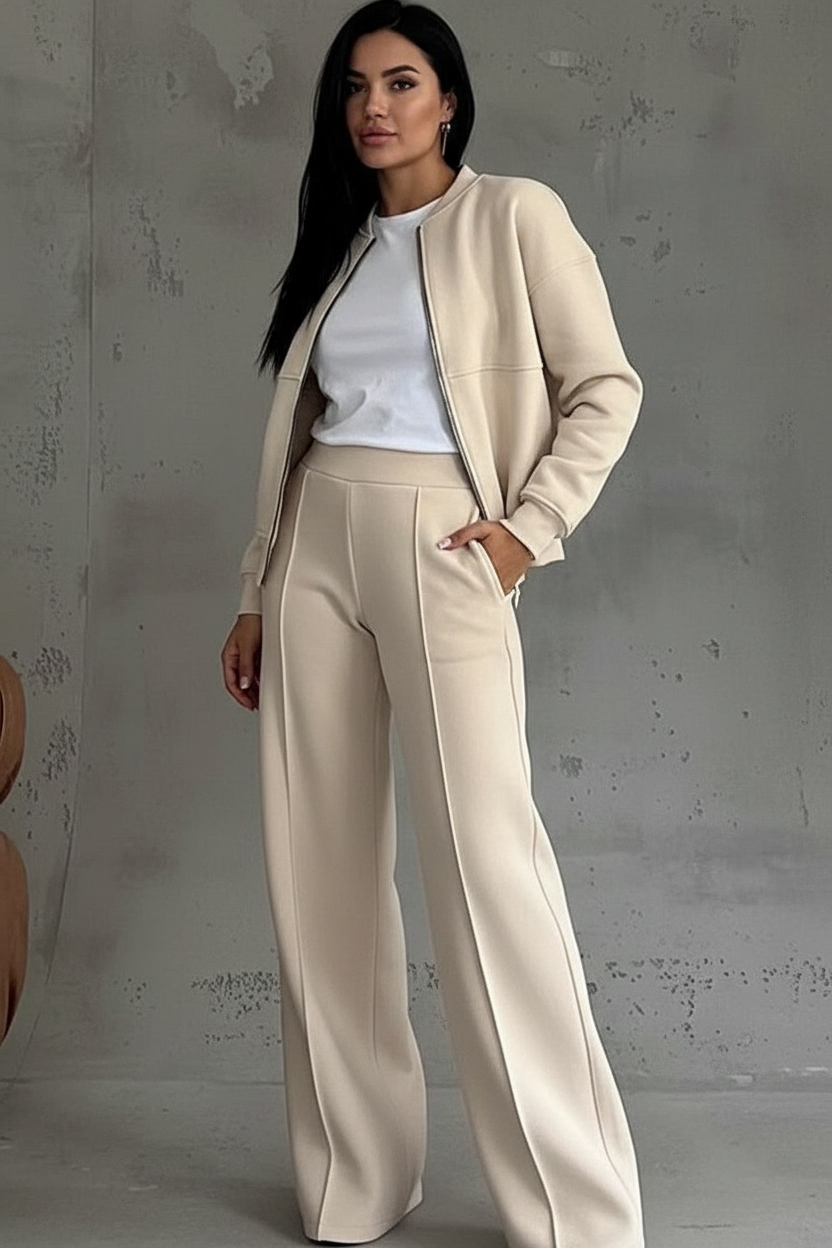 Wrenna | Lounge Set met Rits Top