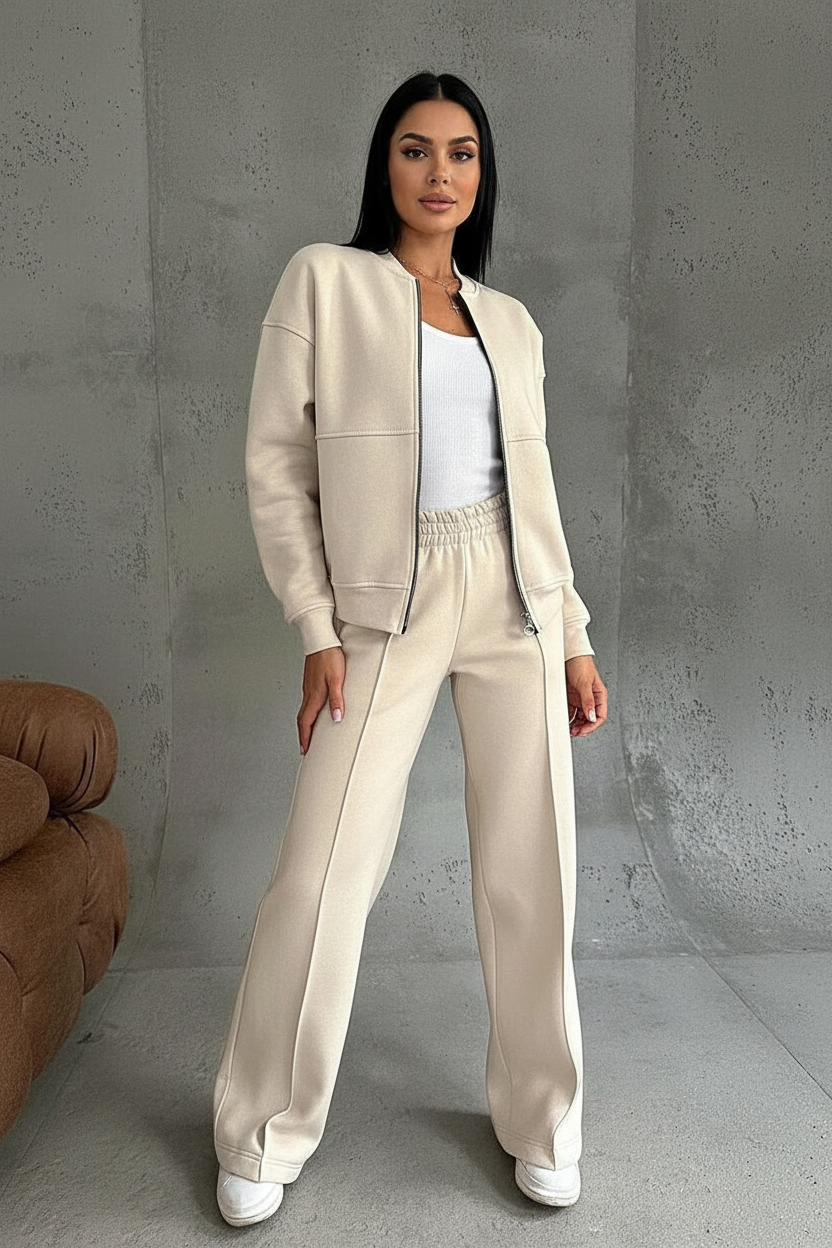 Wrenna | Lounge Set met Rits Top