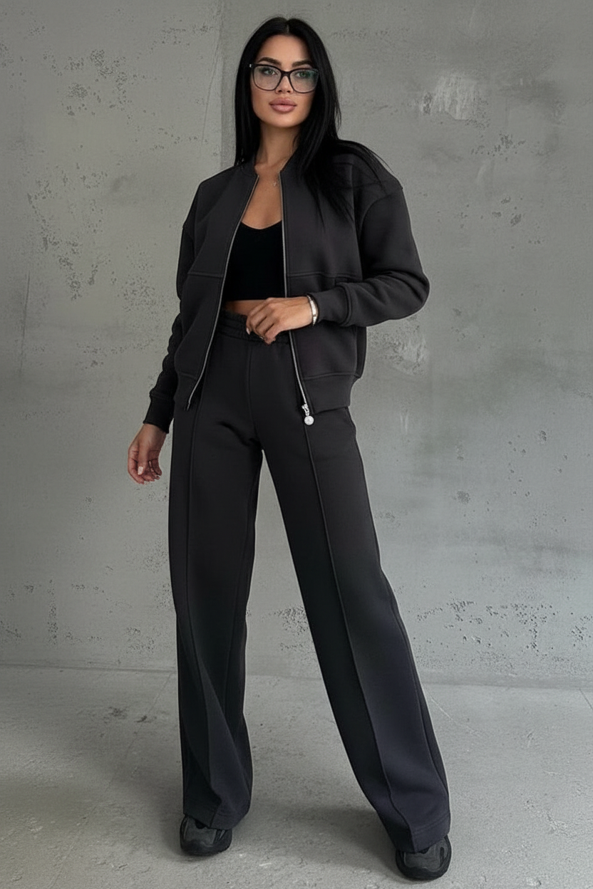 Wrenna | Lounge Set met Rits Top