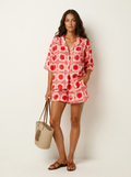 Mila | Geprinte zomerset met short