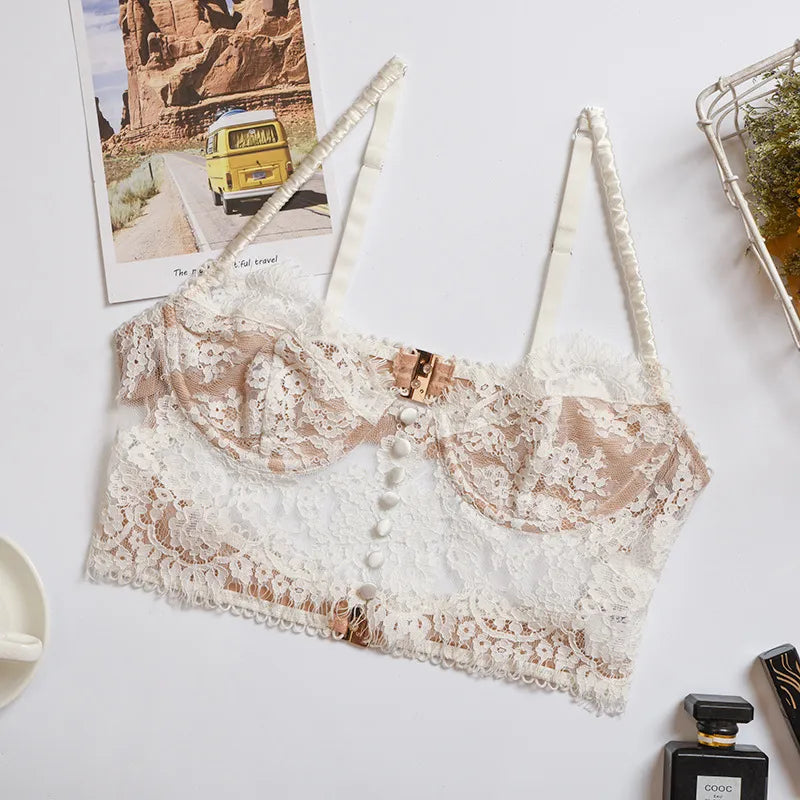 Lucia | Kanten cropped cami