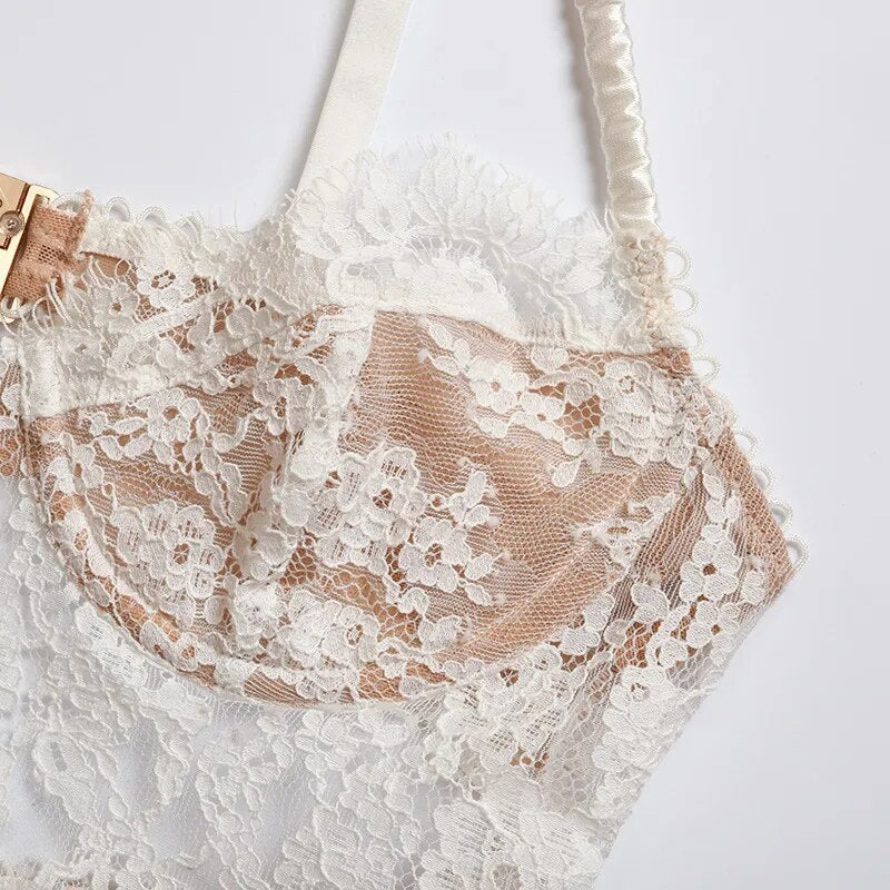Lucia | Kanten cropped cami