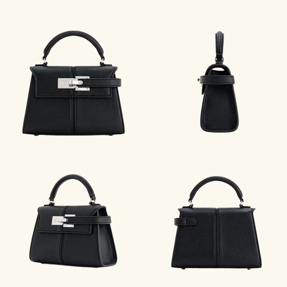 Premium PU crossbody tas met kettingdetail