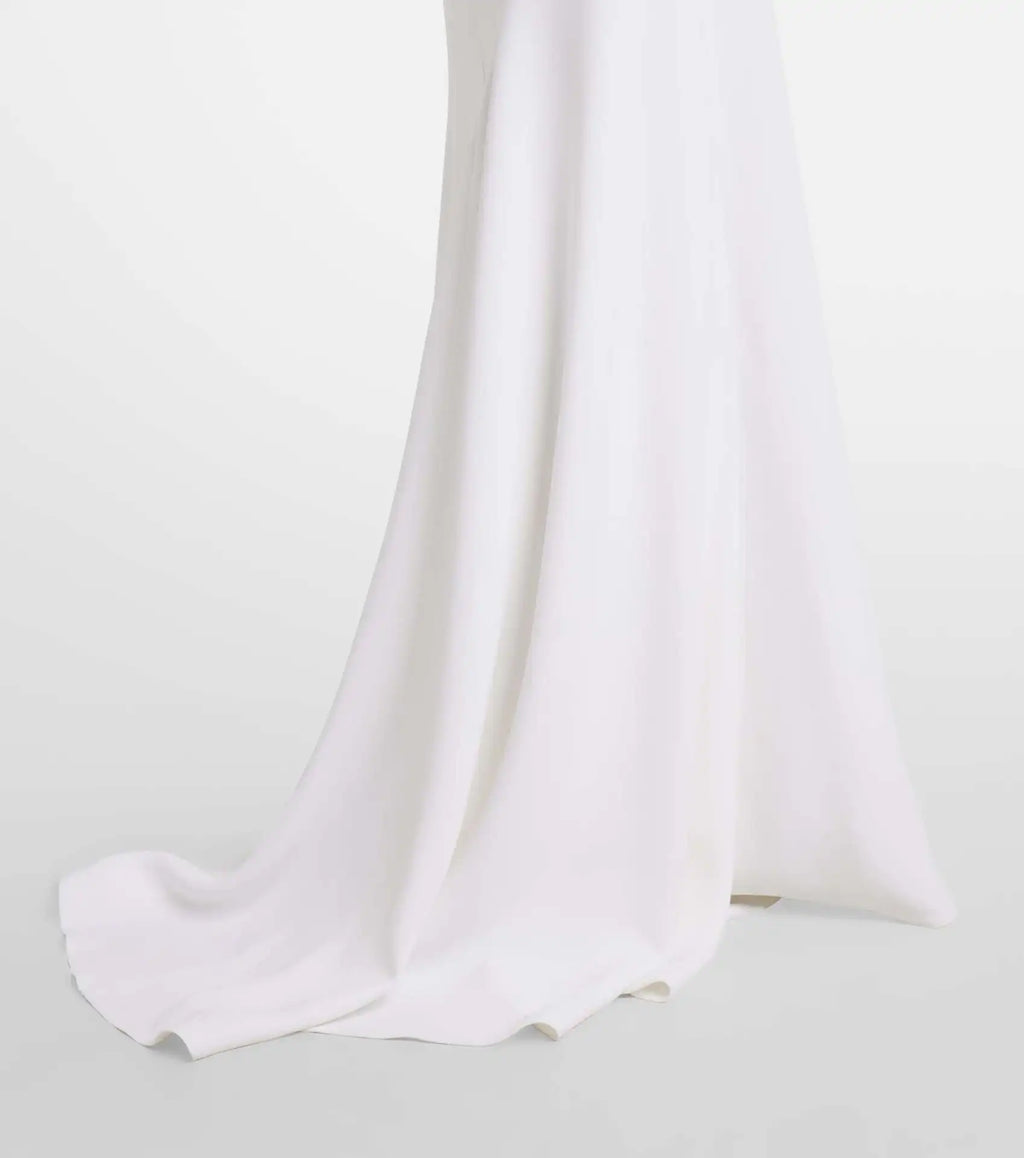 Emelie | Chique Witte Rugloze Halter Zomerjurk
