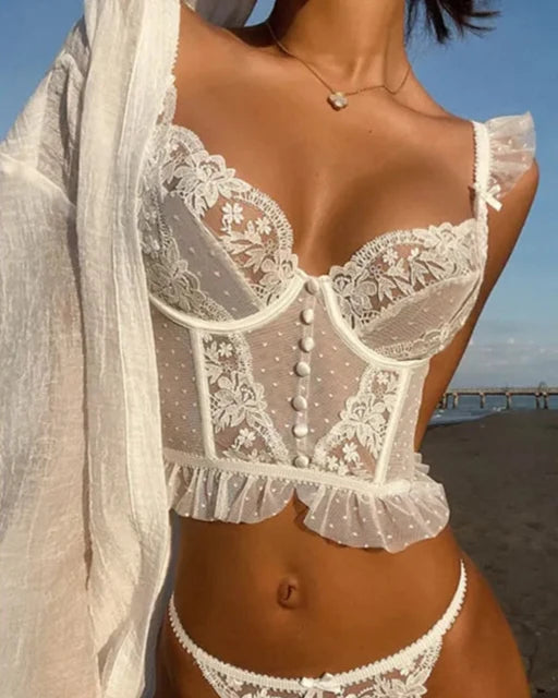 Daisy | Kanten Corset Top