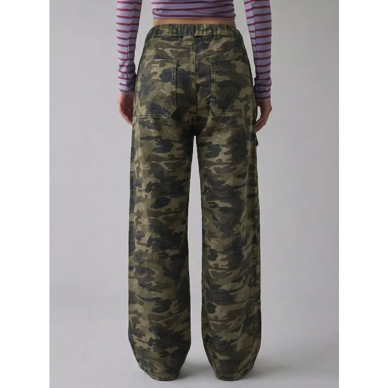 Vera | Baggy Cargo Jeans met Trekkoord