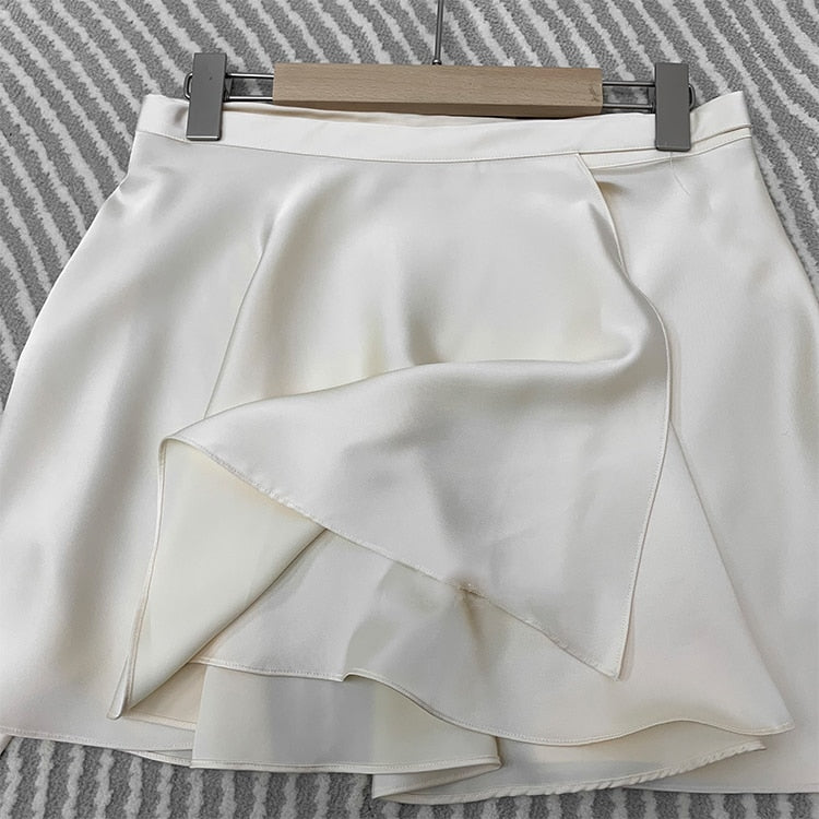 Marina | Satijnen rok set