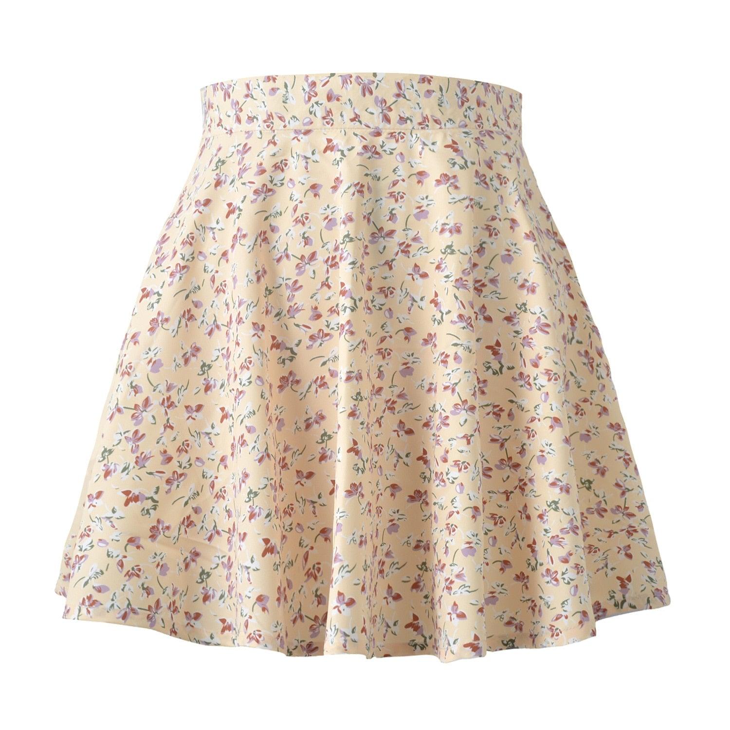 Nia | Bloemenprint Minirok