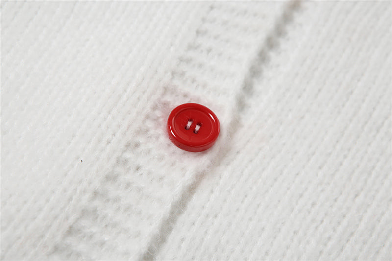 Berry | Speelse Strawberry Print Cardigan