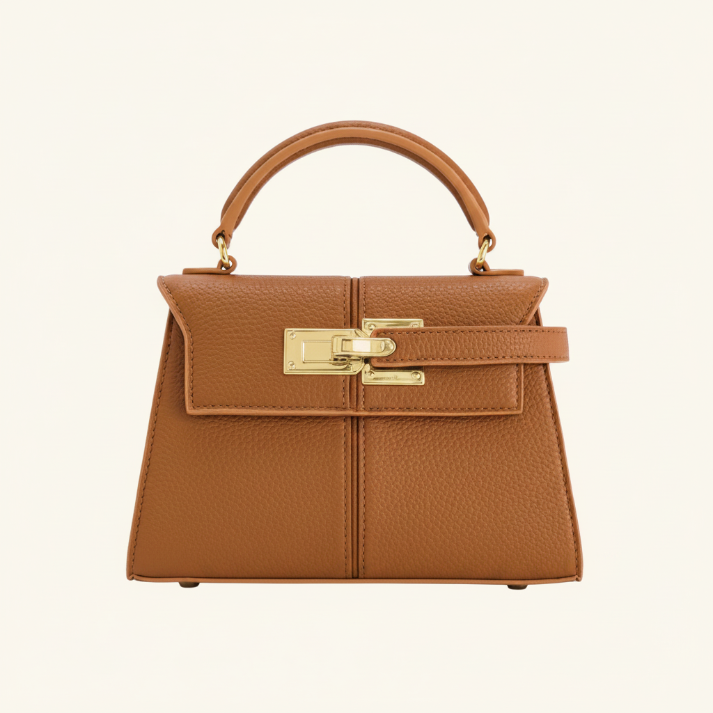 Premium PU crossbody tas met kettingdetail