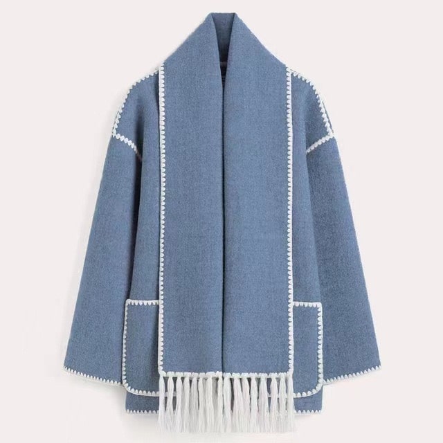 Federica | Warme Wollen Cape
