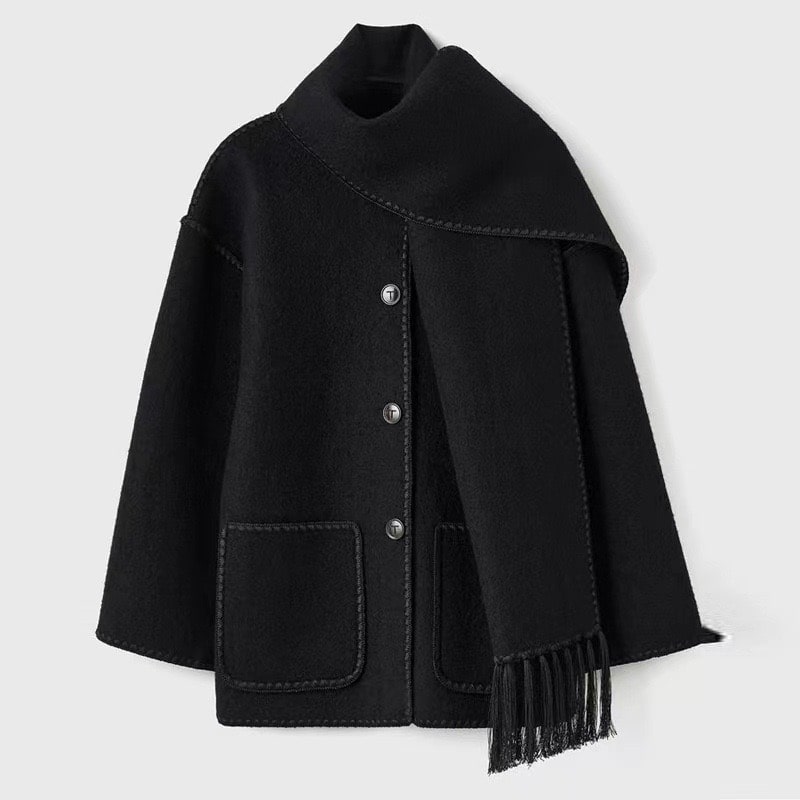 Federica | Warme Wollen Cape
