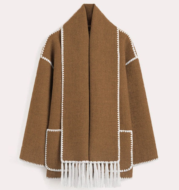 Federica | Warme Wollen Cape