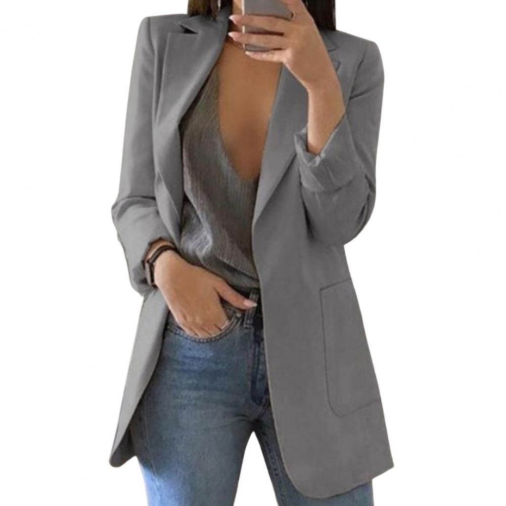 Coco | Lange Blazer met Reverskraag