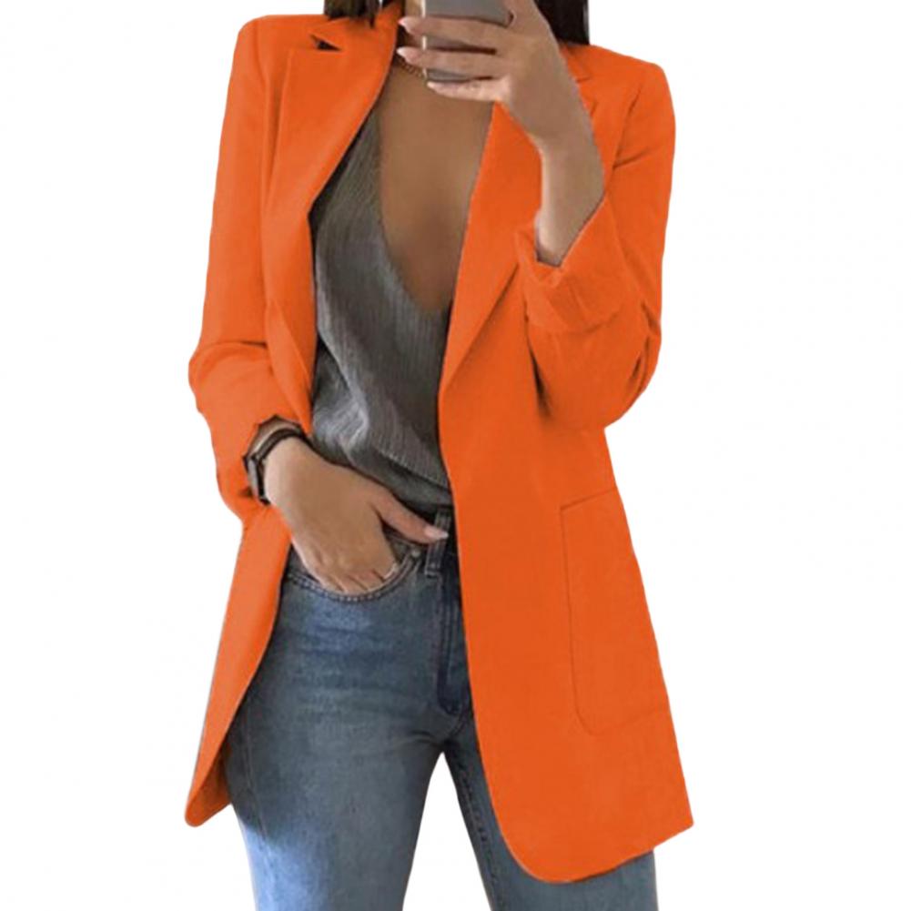 Coco | Lange Blazer met Reverskraag