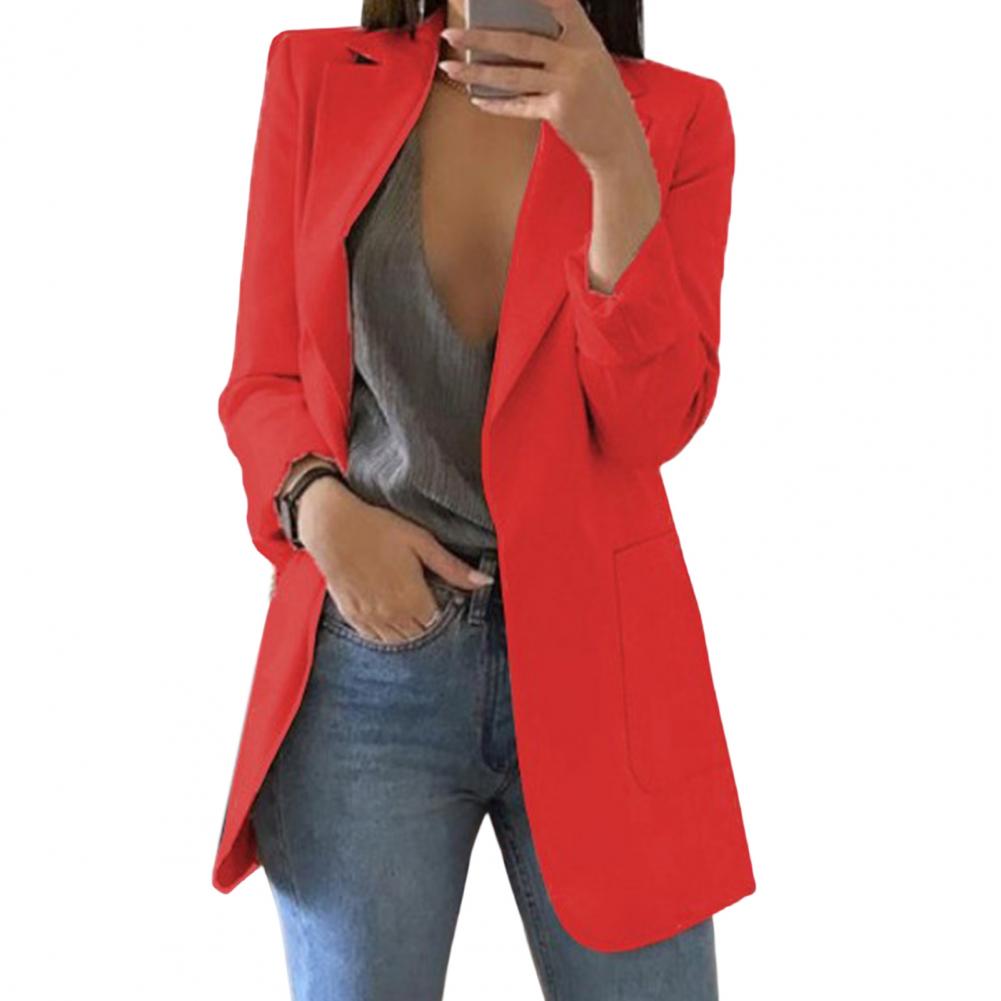 Coco | Lange Blazer met Reverskraag