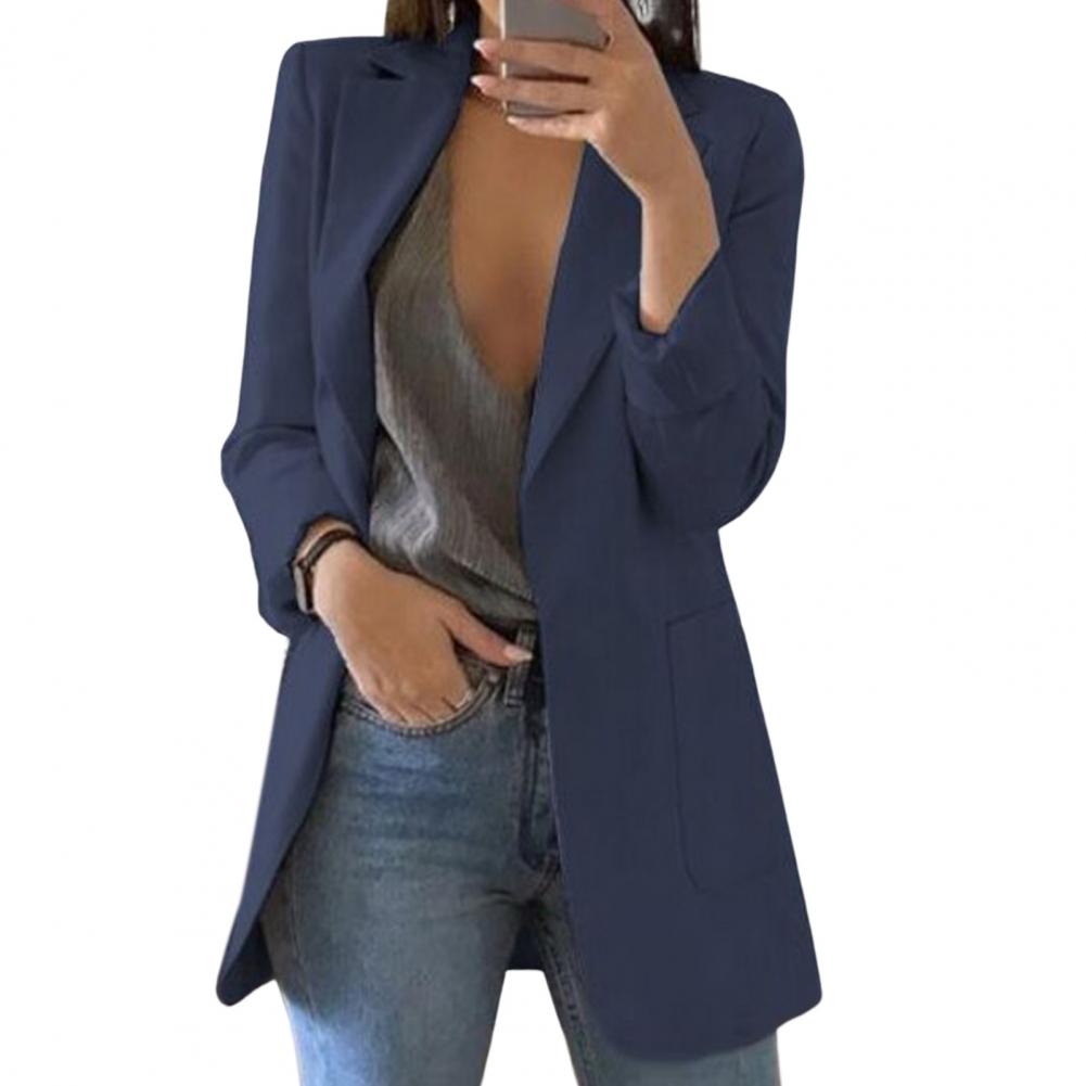 Coco | Lange Blazer met Reverskraag