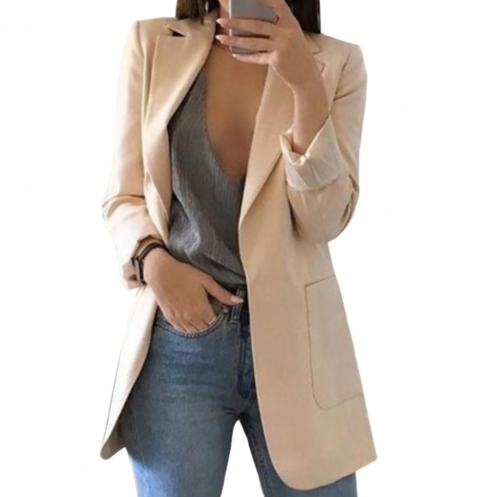Coco | Lange Blazer met Reverskraag