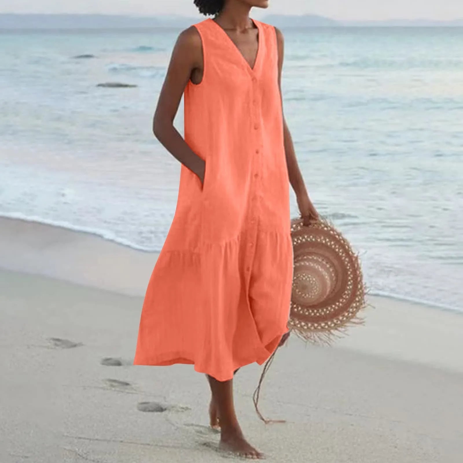 Sophie | Luchtige strandjurk met tijdloze charme