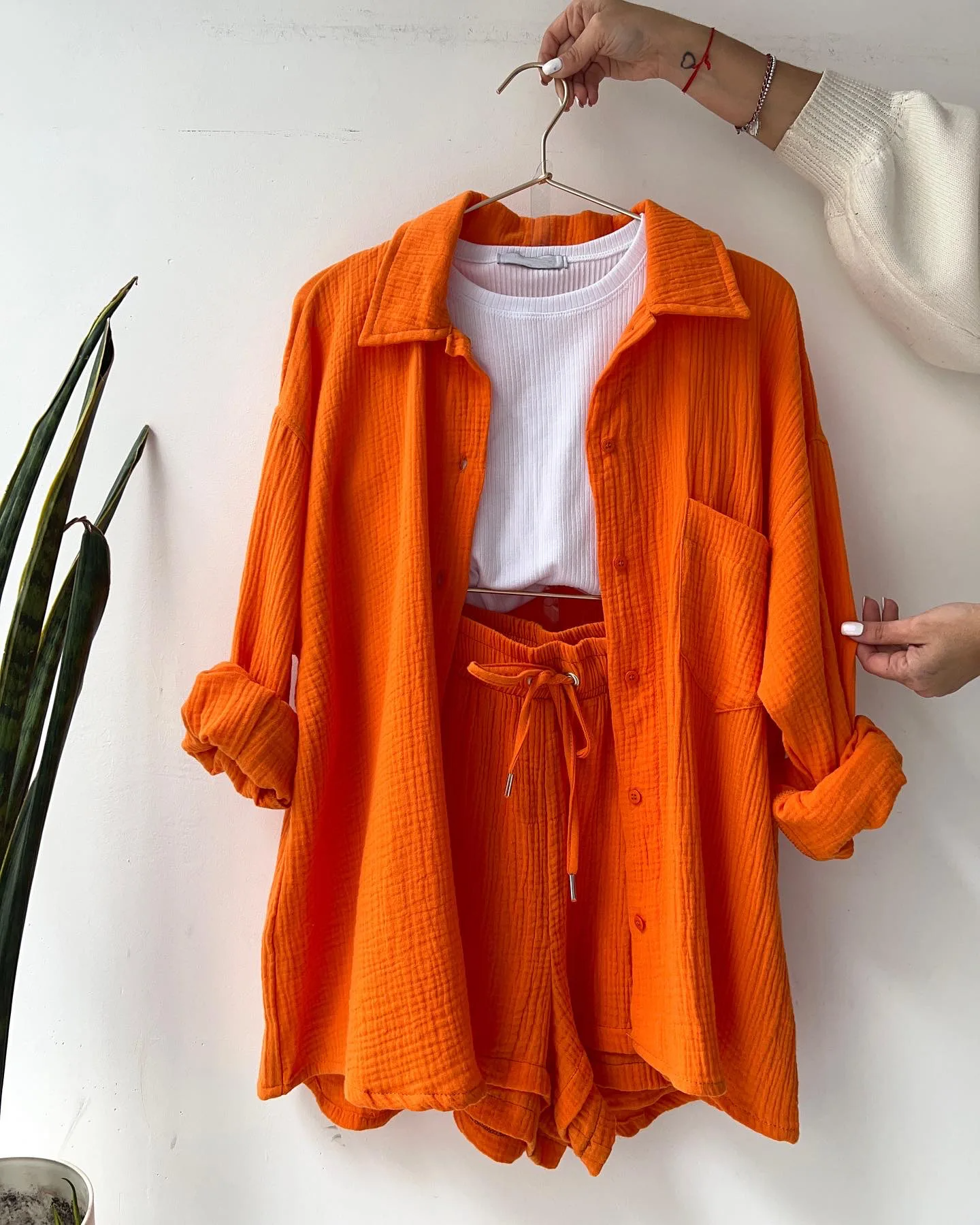 Capri | Luchtige lounge set met korte broek
