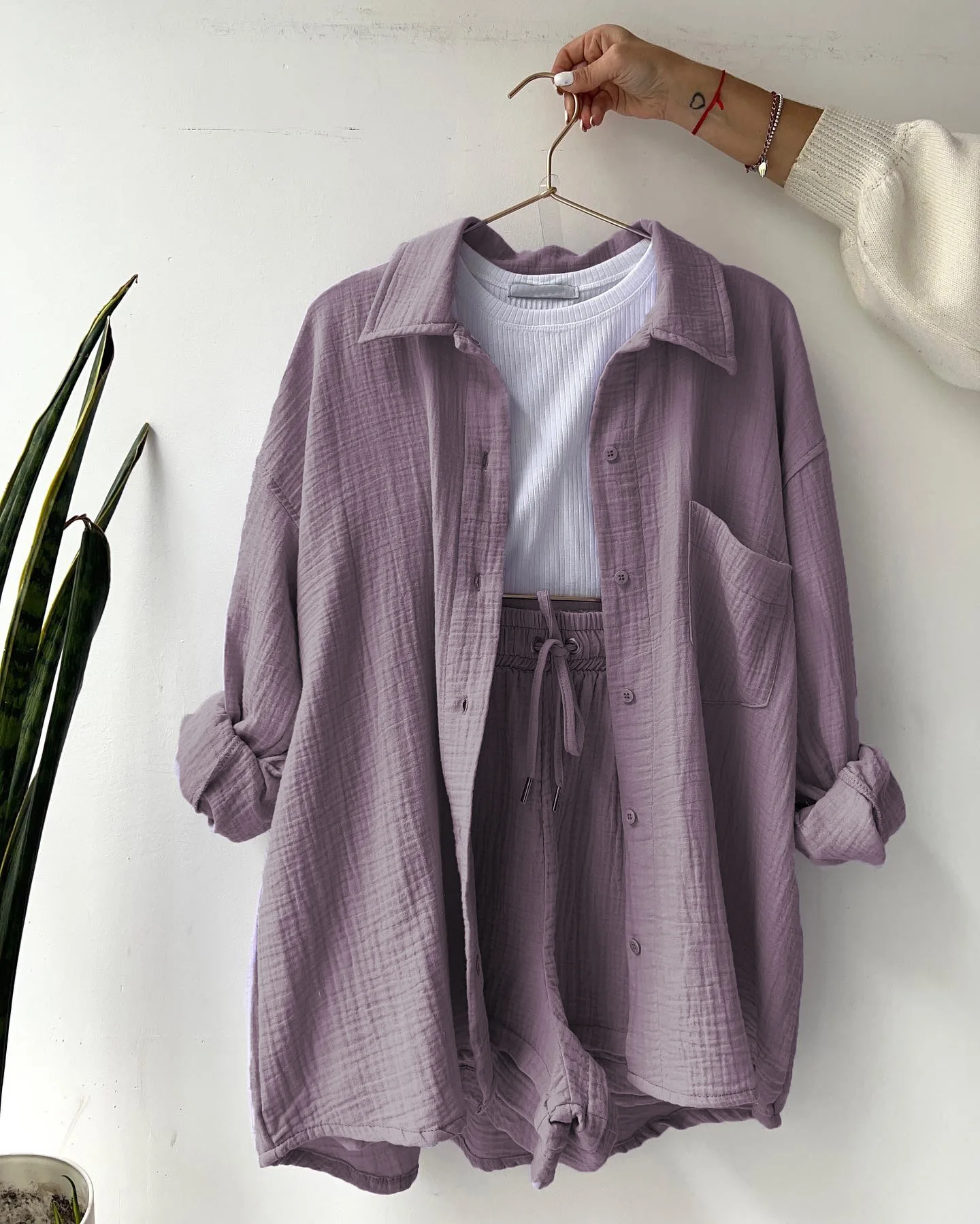 Capri | Luchtige lounge set met korte broek