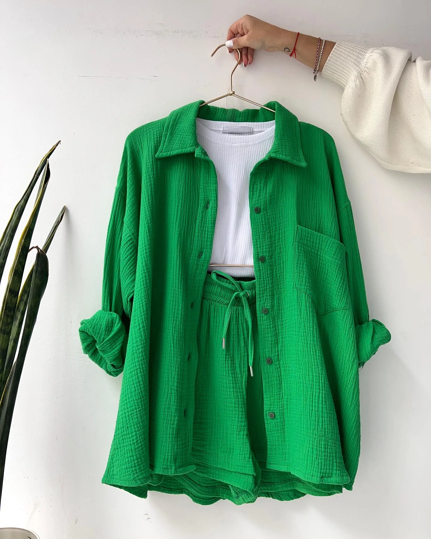 Capri | Luchtige lounge set met korte broek