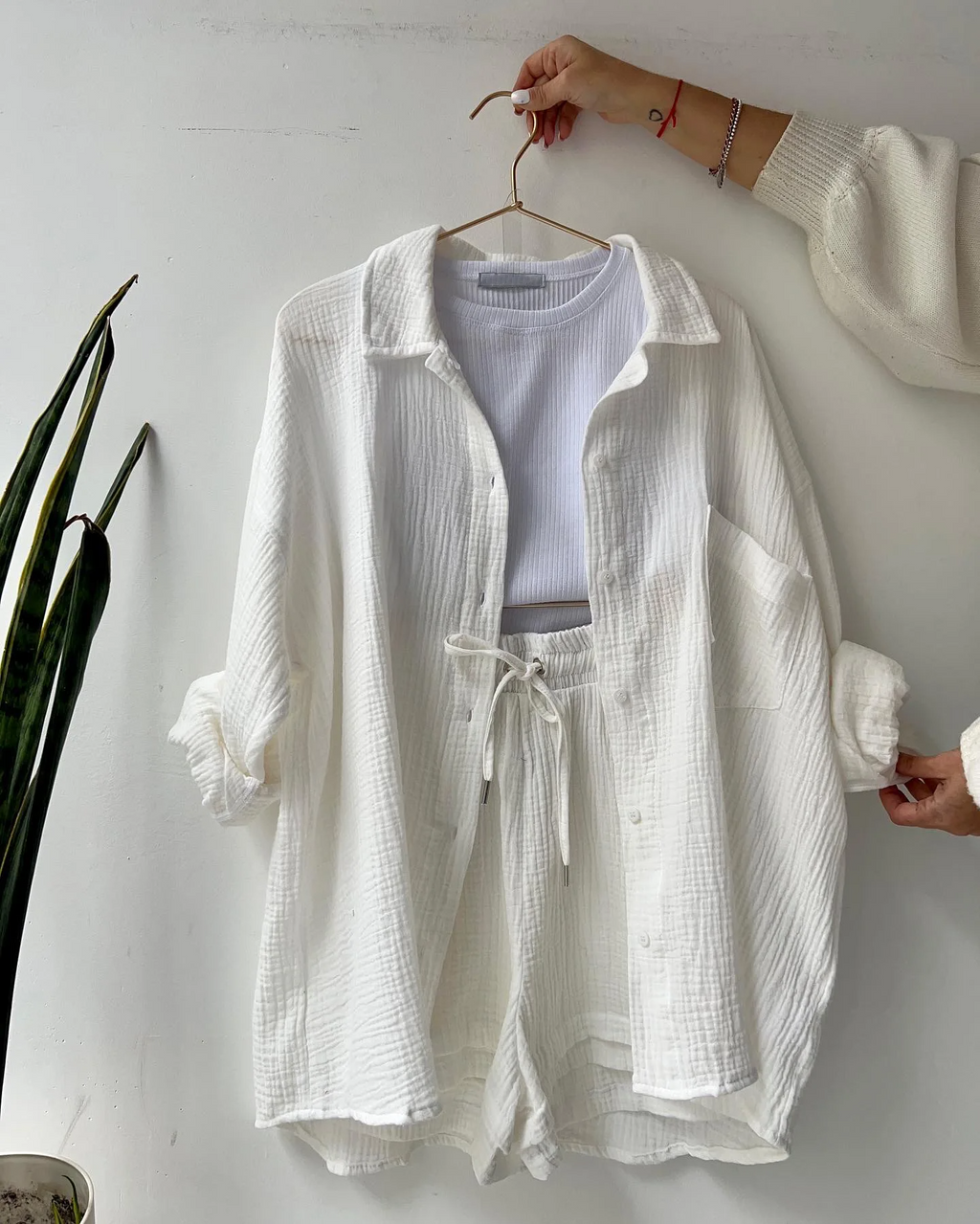 Capri | Luchtige lounge set met korte broek