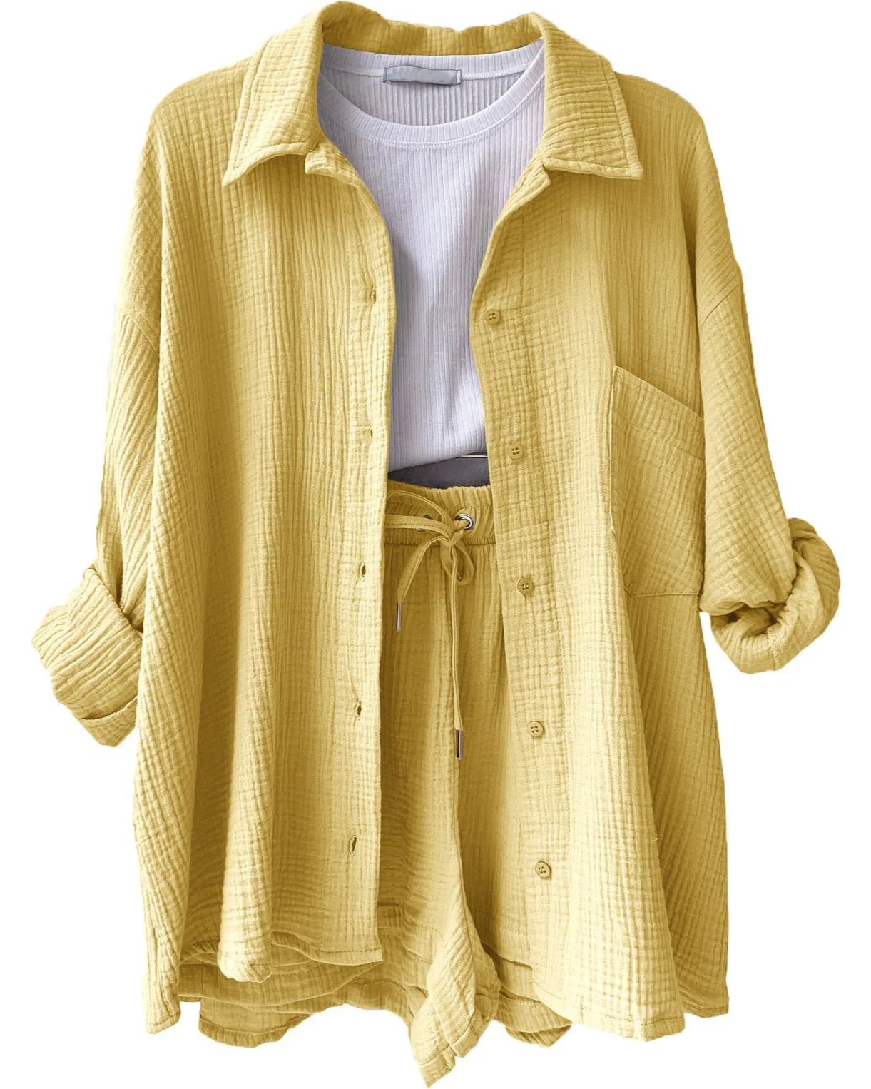 Capri | Luchtige lounge set met korte broek
