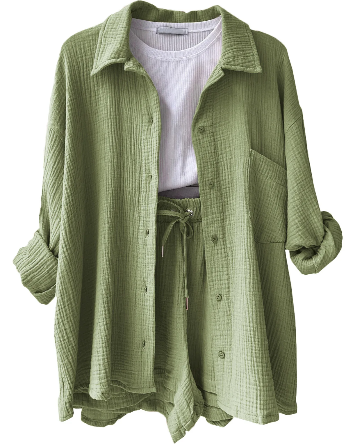Capri | Luchtige lounge set met korte broek