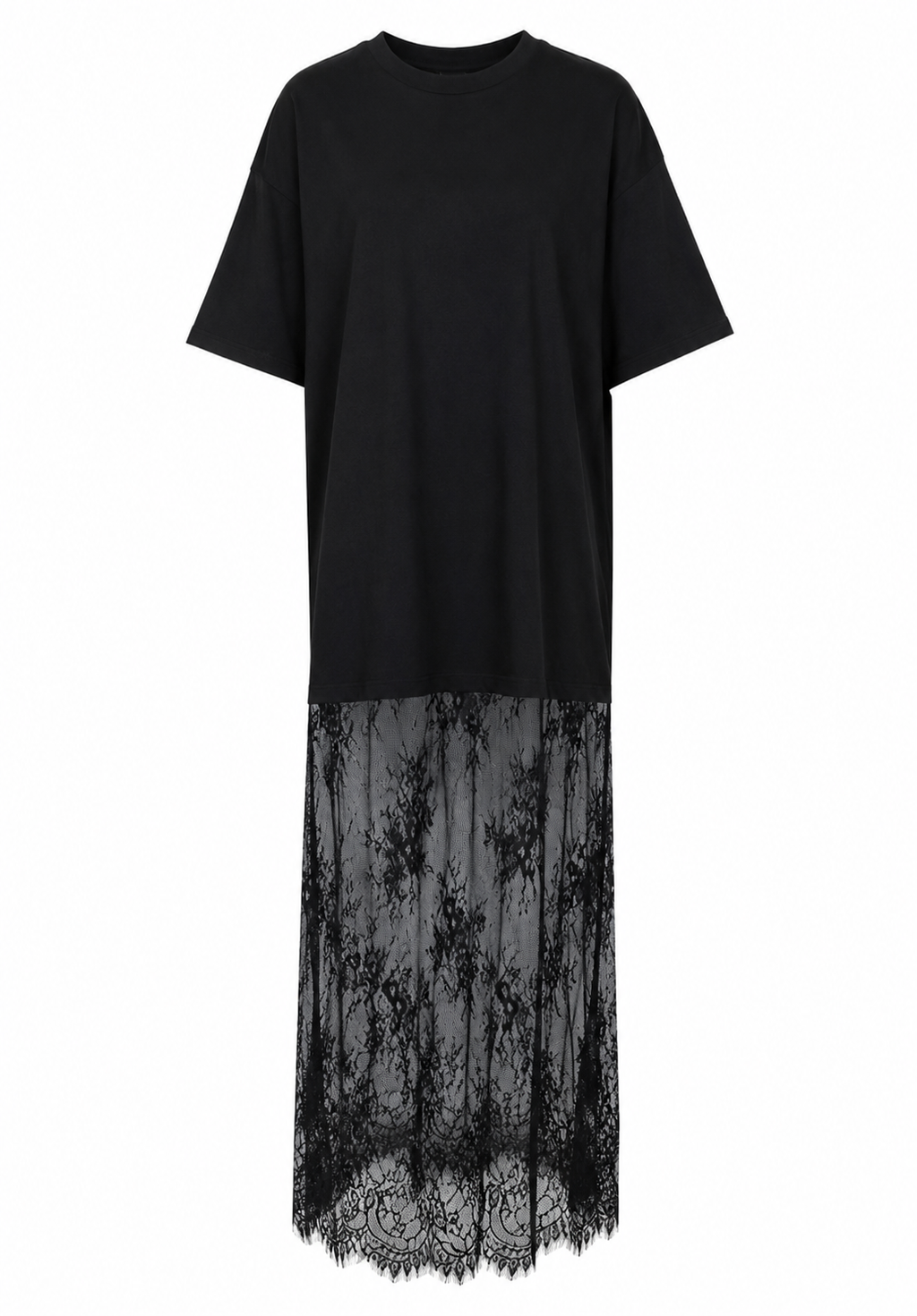 Nina | Oversized  maxi jurk met kant