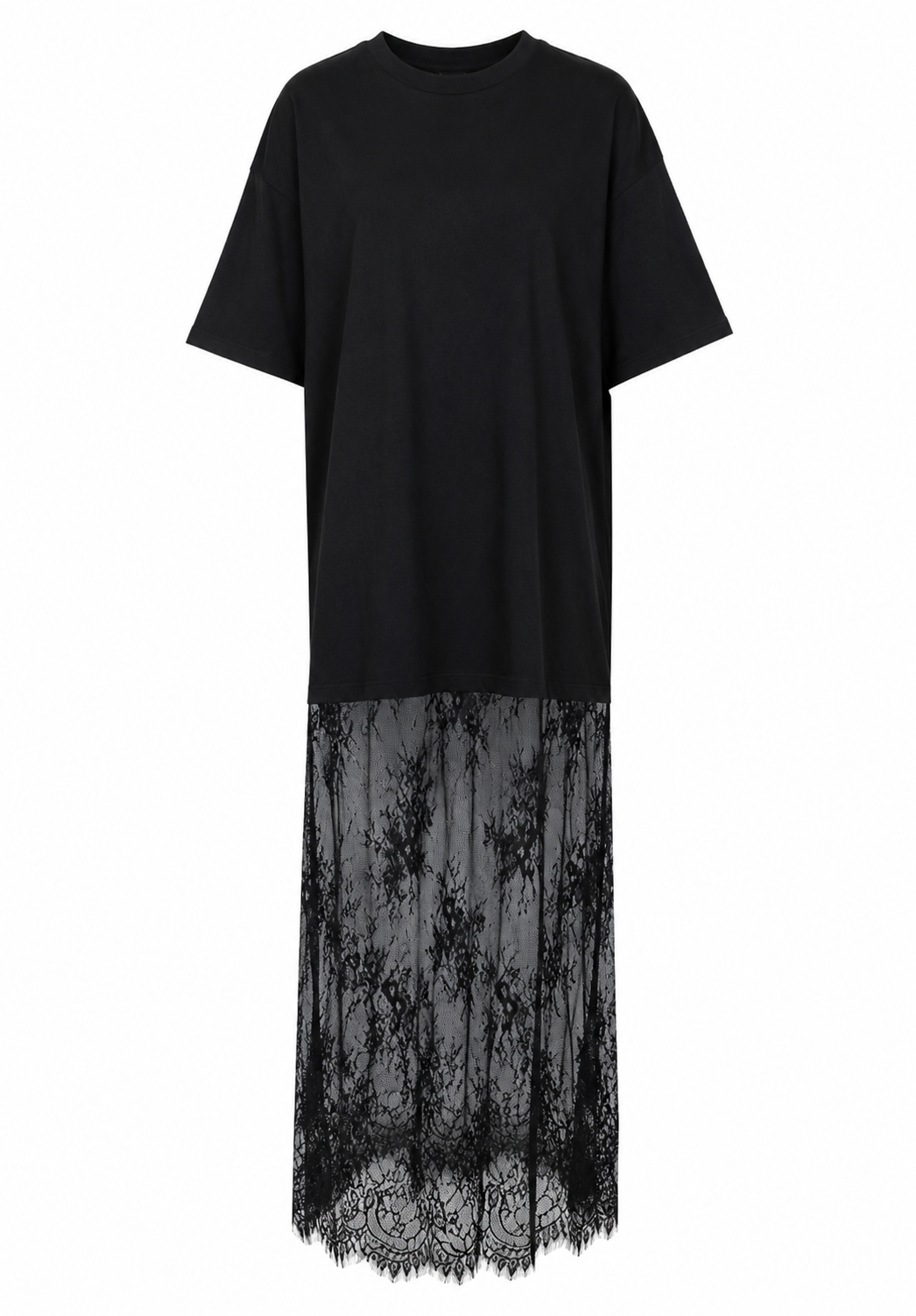 Nina | Oversized  maxi jurk met kant
