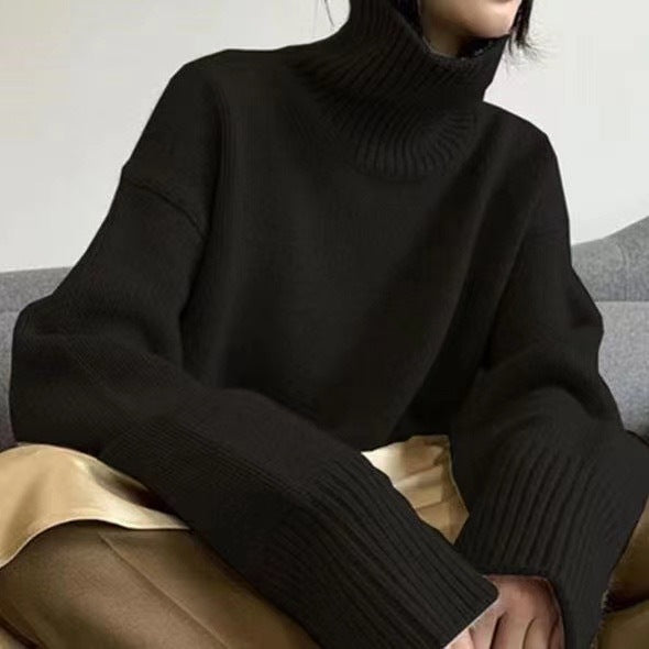 Alix | Turtleneck Pullover in Ontspannen Breiwerk
