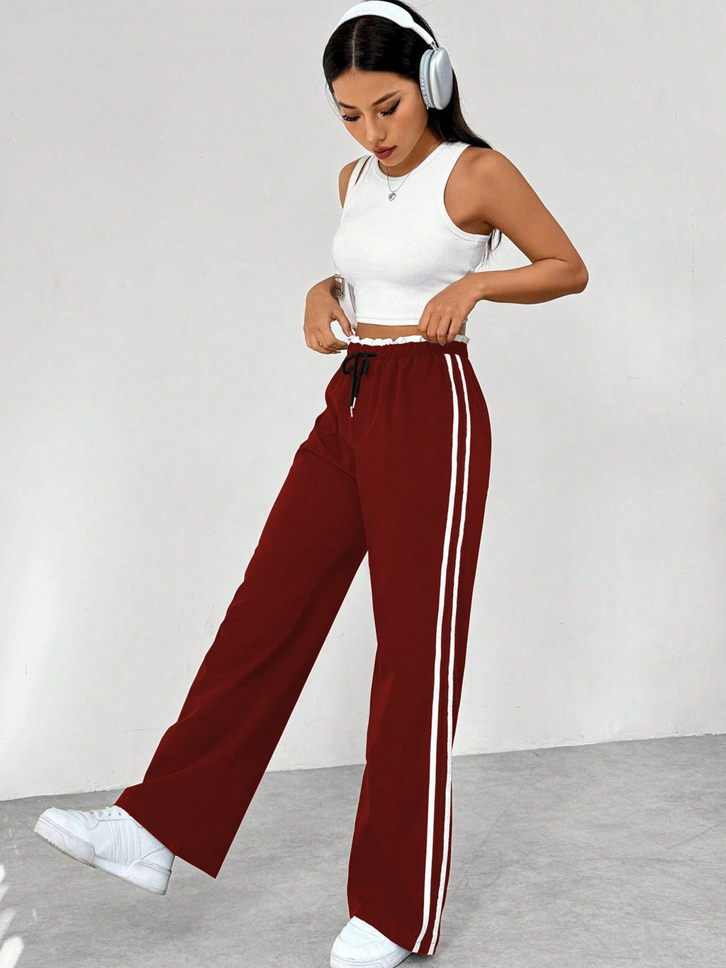 Nova | Sportieve Wijde Joggingbroek