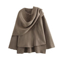 Cozy | Oversized Jas met Vaste Sjaal