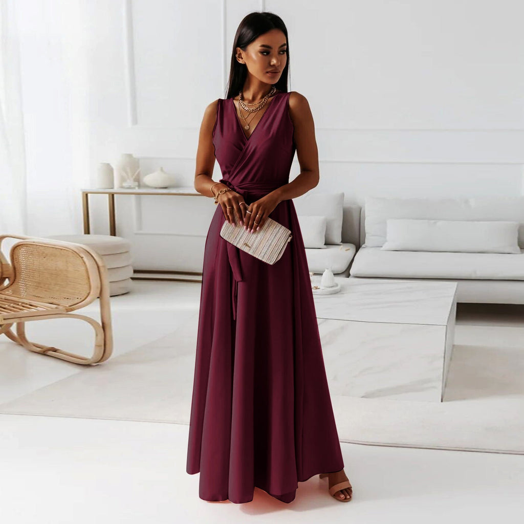 Zara | Avond Maxi-jurk met V-Hals